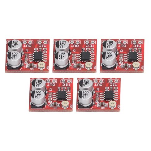 WALFRONT Adjustable Gain Microphone Amplifier Module, ABS Material, Supports 4V to 12V, for Electret Microphones and Small Power Horns in Saudi Arabia