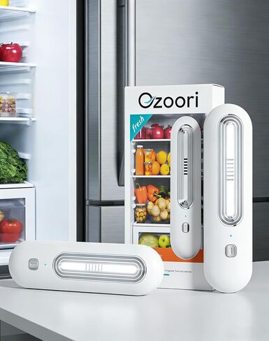 مزيل الروائح الكريهة للثلاجة - مزيل قوي للروائح وحافظ على نضارة الثلاجة، صغير الحجم وقابل لإعادة الشحن، لا حاجة إلى مرشحات، يطيل نضارة الطعام ويقلل من النفايات (3) in Kuwait