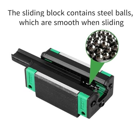 HGR20 HGR15 2PCS Square Guide Linear Rail + 4PCS HGH15CA / HGH20CA /HGW20CC Carriage(2Rail 4HGH20CA,2000mm) in Saudi Arabia