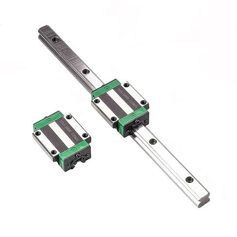 HGW15 مجموعة السكك الحديدية الإرشادية الخطية 500 مم 2 قطعة حامل شفة منزلق دقة الكربون الصلب نظام متين in Kuwait