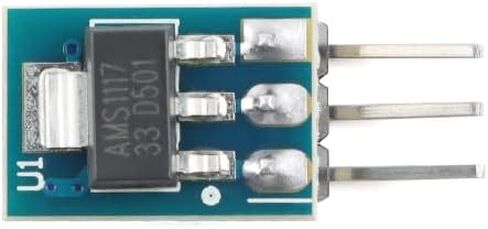 10Pcs AMS1117-3.3 Power Supply Module 3.3V LDO Linear Regulator 800mA in-Line 3 Pins Reliable and Efficient Input 1.5-12V in Saudi Arabia