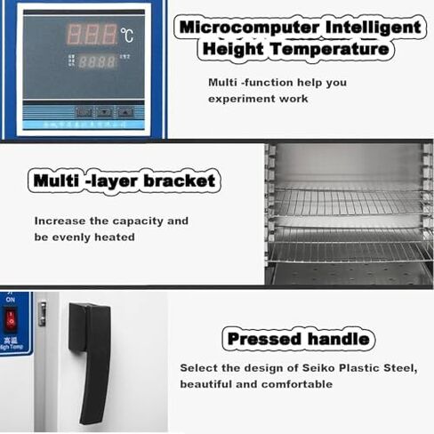 Industrial Vacuum Drying Oven, Digital Lab Convection Oven for Laboratory Use, Horizontal Forced Air Drying Oven, Constant Temperature Electric Blast Oven in Kuwait