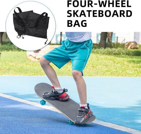 Didiseaon 2pcs Skateboard Backpack for Men Waterproof Longboard Carry Bag with Shoulder Strap Travel Skateboard Storage Holder for Outdoor Skating in Saudi Arabia
