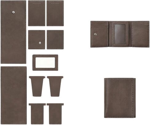 Bopsewing DIY Bag Kit Bag Bag for Women ، DIY Leather Bag Kit ، DIY Crossbody Counter Bag مع مجموعة خياطة ، مجموعة حقيبة مصنوعة يدويًا لأمي صديقة عيد الميلاد هدية عيد الميلاد (أسود) in Kuwait