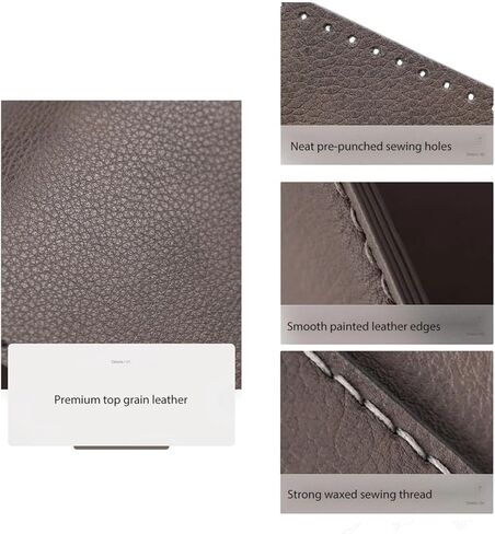 Bopsewing DIY Bag Kit Bag Bag for Women ، DIY Leather Bag Kit ، DIY Crossbody Counter Bag مع مجموعة خياطة ، مجموعة حقيبة مصنوعة يدويًا لأمي صديقة عيد الميلاد هدية عيد الميلاد (أسود) in Kuwait