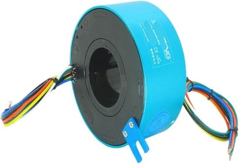 Connector Slip Ring high Current 20A with 6 Wires Inner Diameter 50mm Rotary Joint 300 RPM in Saudi Arabia