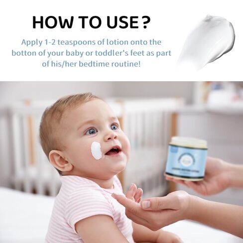 2026 لوشن مغنيسيوم للأطفال - لوشن عضوي للأطفال - راحة مهدئة واسترخاء - كريم مغنيسيوم موضعي يهدئ الأطفال في وقت النوم والليل - بدون الميلاتونين (4 أونصة) in Kuwait