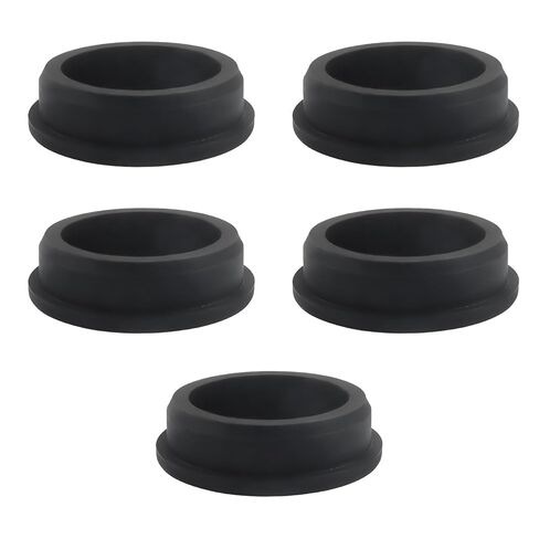 Litoexpe 10 قطع 1 بوصة سدادة مطاطية مقاومة للماء، سدادة مطاطية مرنة سوداء، مقابس زر الختم، أغطية نهاية الأنابيب للفتحات الدائرية، أحواض الاستحمام in Kuwait