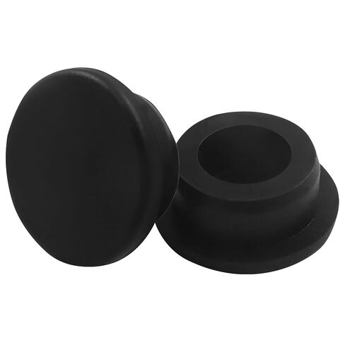 Litoexpe 10 Pcs 1 Inch Waterproof Rubber Plug, Black Flexible Rubber Stopper, Seal Button Plugs Tube Pipe End Caps for Round Holes Sinks Bathtubs in Saudi Arabia