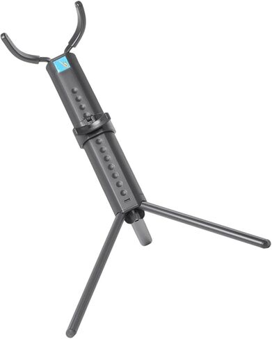 DECHOUS Foldable Tenor Saxophone Stand Portable Sax Display Holder with Blue Case, Practical Tenor Sax Storage Rack for Musician Use in Saudi Arabia