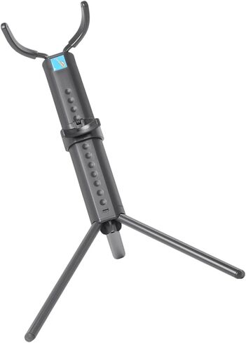 VICASKY Portable Tenor Saxophone Stand Black Folding Saxophone Holder Rack with Blue Case, Stable Tenor Sax Storage Accessory for Music Practice and Performance in Saudi Arabia