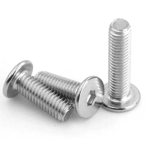 M1.6 M2 2/3/4/5/6-16mm 304 Stainless Steel Socket Hexagon Flat Wafer Head Screw Bolt 10Pcs(10mm,M1.6 (10pcs)) in Saudi Arabia