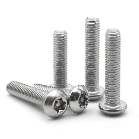 M4 5/6/8/10/14-60 مللي متر 304 الفولاذ المقاوم للصدأ ستة الفص مع دبوس زر برغي برأس مستدير 20 قطعة (8 مللي متر) in Kuwait