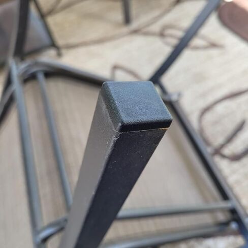 HOZEON 100 حزمة 2 × 2 بوصة مربعة من البلاستيك الأسود، قبعات نهاية أنابيب مربعة سميكة متينة، انزلاق الأثاث، أرجل الطاولة، أرجل الكرسي، نهاية أنبوب أنبوب السياج in Kuwait