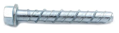 CONFAST LDC124 1/2" x 4" Zinc Plated Large Diameter Concrete Screw for Anchoring to Masonry, Brick or Block (25 per Box) in Saudi Arabia