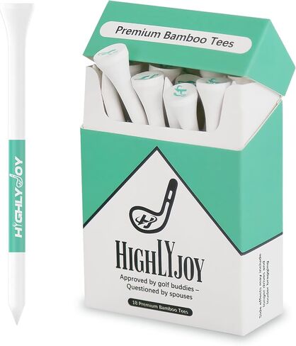 تي شيرتات جولف مضحكة - ملحقات جولف للرجال - هدايا جولف مضحكة للآباء والأصدقاء - 18 عبوة من تي شيرتات الجولف الفاخرة مقاس 3 1/4 بوصة - هدية لعبة الجولف in Kuwait