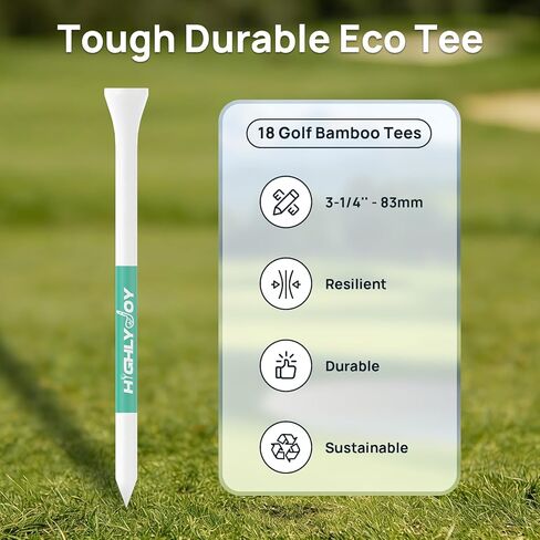 تي شيرتات جولف مضحكة - ملحقات جولف للرجال - هدايا جولف مضحكة للآباء والأصدقاء - 18 عبوة من تي شيرتات الجولف الفاخرة مقاس 3 1/4 بوصة - هدية لعبة الجولف in Kuwait