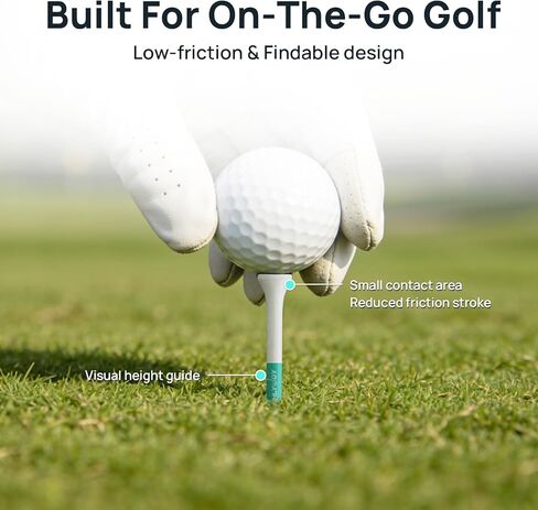 تي شيرتات جولف مضحكة - ملحقات جولف للرجال - هدايا جولف مضحكة للآباء والأصدقاء - 18 عبوة من تي شيرتات الجولف الفاخرة مقاس 3 1/4 بوصة - هدية لعبة الجولف in Kuwait