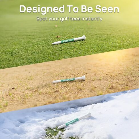 تي شيرتات جولف مضحكة - ملحقات جولف للرجال - هدايا جولف مضحكة للآباء والأصدقاء - 18 عبوة من تي شيرتات الجولف الفاخرة مقاس 3 1/4 بوصة - هدية لعبة الجولف in Kuwait