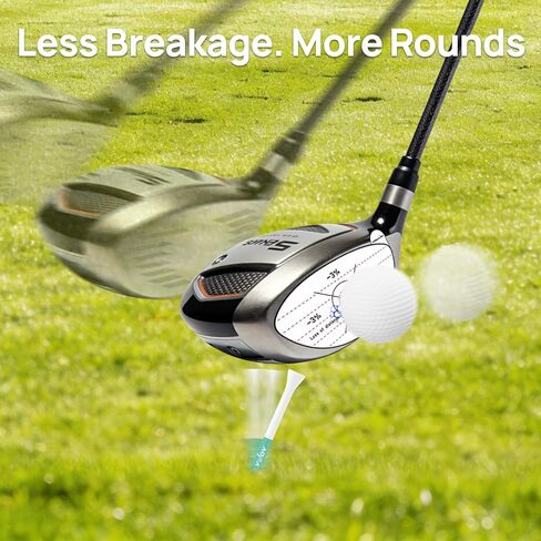 تي شيرتات جولف مضحكة - ملحقات جولف للرجال - هدايا جولف مضحكة للآباء والأصدقاء - 18 عبوة من تي شيرتات الجولف الفاخرة مقاس 3 1/4 بوصة - هدية لعبة الجولف in Kuwait