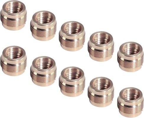 10Pcs 5/8" to 3/8" Threaded Nut Screw Adapters Microphone Clip Holder Nut Thread Screw Adapter for Microphone Stand in Saudi Arabia