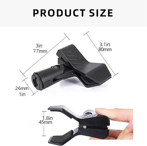 Lapel Clip Replacement for Lavalier Microphone On Earphone Headsets Wire Cable Holder Clip for Shirts in Saudi Arabia