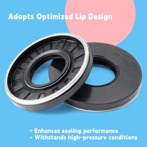 2Pcs UP0450E High Pressure Oil Seal Compatible with Sauer Hydraulic Pump Motor MF035 MPV046 with Spring Metal Skeleton Lip Seal Replacement Parts for Rotary Shaft Sealing in Saudi Arabia