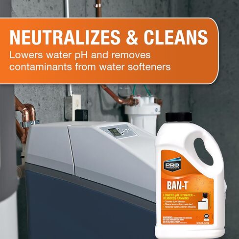 منظف ​​ومعادل المياه القلوية من بان تي - منقي المياه ومنظف إزالة التانين والحديد - يزيل رواسب الماء العسر، ومقياس الجير، وتلطيخ الحديد - يعيد كفاءة منقي المياه in Kuwait