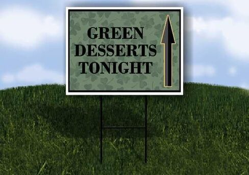 الحلويات الخضراء الليلة، عيد القديس باتريك، البرسيم الأيرلندي الداكن، أسهم اتجاهية، إطار مزدوج الجوانب، مقاس 23 × 23 بوصة. in Kuwait