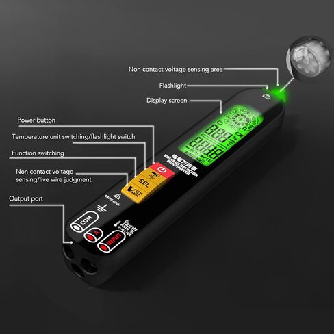 Pen Type Multimeter AC DC Voltage Tester Intelligent Electrical Test Pen with NCV Induction Live Wire Identification Breakpoint Detection in Saudi Arabia