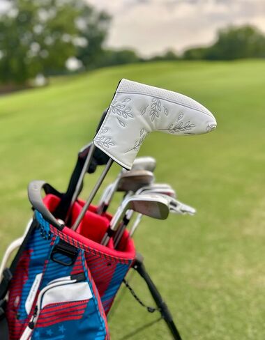 Golf Club Putter Head Cover, Leather Waterproof Magnetic Closure Golf and Blade Mallet Putter Covers Fits All Brands Including Fairway Wood Odyssey Taylormade in Saudi Arabia