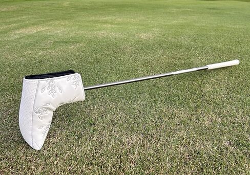 Golf Club Putter Head Cover, Leather Waterproof Magnetic Closure Golf and Blade Mallet Putter Covers Fits All Brands Including Fairway Wood Odyssey Taylormade in Saudi Arabia