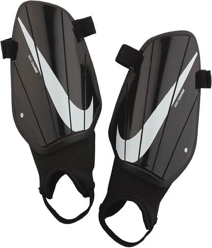 Nike Charged Soccer Shinguards Black/White Size Large in Saudi Arabia