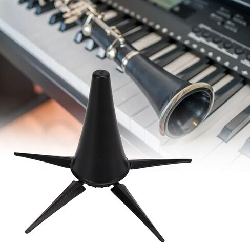 Portable Clarinet Holder, 5 Leg Foldable Clarinet Stand with Stable Base, Folding Wind Instrument Stand for Clarinet Support Display, Lightweight ABS Iron Clarinet Stand for Musici in Saudi Arabia