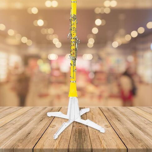 Luxshiny Detachable Clarinet Stand Portable Four-legged Clarinet Holder Flute Bracket Instrument Accessory for Woodwind Wind Musical Instruments in Kuwait