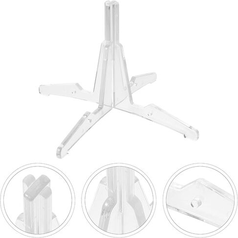 Luxshiny Detachable Clarinet Stand Portable Four-legged Clarinet Holder Flute Bracket Instrument Accessory for Woodwind Wind Musical Instruments in Kuwait