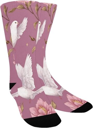 جوارب بيسفول بلوم بيرد الوردية للمشي لمسافات طويلة - جوارب شتوية سميكة دافئة للأولاد والبنات الصغار للمدرسة، والارتداء اليومي والأنشطة الخارجية in Kuwait