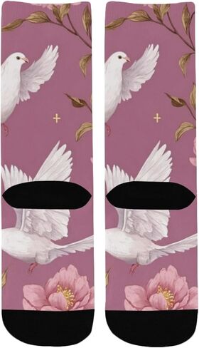 جوارب بيسفول بلوم بيرد الوردية للمشي لمسافات طويلة - جوارب شتوية سميكة دافئة للأولاد والبنات الصغار للمدرسة، والارتداء اليومي والأنشطة الخارجية in Kuwait