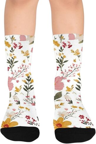 جوارب عيد الفصح الربيعية للتنزه سيرًا على الأقدام - جوارب شتوية حرارية سميكة دافئة للأولاد والبنات الصغار للمدرسة، والارتداء اليومي والأنشطة الخارجية in Kuwait