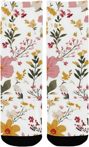 جوارب عيد الفصح الربيعية للتنزه سيرًا على الأقدام - جوارب شتوية حرارية سميكة دافئة للأولاد والبنات الصغار للمدرسة، والارتداء اليومي والأنشطة الخارجية in Kuwait