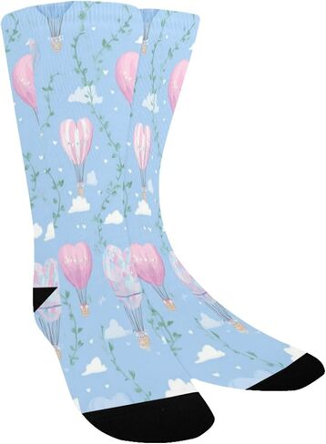 جوارب للمشي لمسافات طويلة في السماء بالون القلب - جوارب شتوية حرارية سميكة دافئة للأطفال الصغار للأولاد والبنات للمدرسة، والارتداء اليومي والأنشطة الخارجية in Kuwait