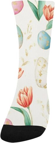 جوارب التنزه سيرًا على الأقدام على شكل بيضة عيد الفصح الربيعية - جوارب شتوية حرارية سميكة دافئة للأولاد والبنات للمدرسة، والارتداء اليومي والأنشطة الخارجية in Kuwait