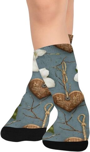 جوارب ريفية على شكل قلب بلوم للمشي لمسافات طويلة - جوارب شتوية حرارية سميكة دافئة للأطفال الصغار للأولاد والبنات للمدرسة، والارتداء اليومي والأنشطة الخارجية in Kuwait