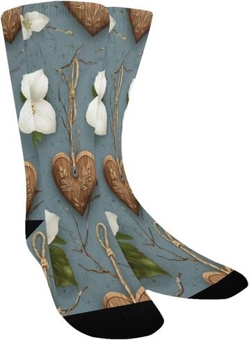 جوارب ريفية على شكل قلب بلوم للمشي لمسافات طويلة - جوارب شتوية حرارية سميكة دافئة للأطفال الصغار للأولاد والبنات للمدرسة، والارتداء اليومي والأنشطة الخارجية in Kuwait