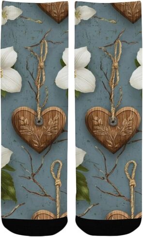 جوارب ريفية على شكل قلب بلوم للمشي لمسافات طويلة - جوارب شتوية حرارية سميكة دافئة للأطفال الصغار للأولاد والبنات للمدرسة، والارتداء اليومي والأنشطة الخارجية in Kuwait