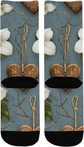 جوارب ريفية على شكل قلب بلوم للمشي لمسافات طويلة - جوارب شتوية حرارية سميكة دافئة للأطفال الصغار للأولاد والبنات للمدرسة، والارتداء اليومي والأنشطة الخارجية in Kuwait