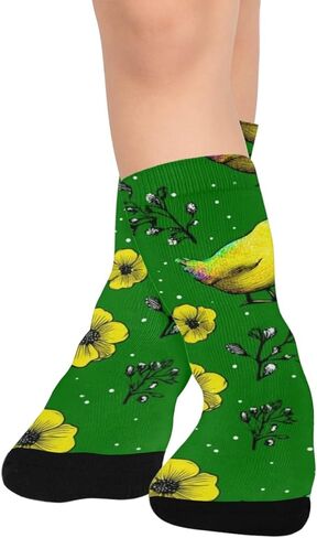 جوارب مشي باللون الأصفر من Rainbow Chick - جوارب شتوية حرارية سميكة دافئة للأولاد والبنات الصغار للمدرسة، والارتداء اليومي والأنشطة الخارجية in Kuwait