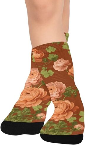 جوارب Basket Clover Art للمشي لمسافات طويلة - جوارب شتوية حرارية سميكة دافئة للأولاد والبنات للمدرسة، والارتداء اليومي والأنشطة الخارجية in Kuwait