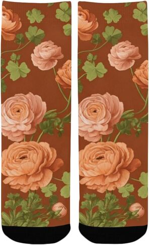 جوارب Basket Clover Art للمشي لمسافات طويلة - جوارب شتوية حرارية سميكة دافئة للأولاد والبنات للمدرسة، والارتداء اليومي والأنشطة الخارجية in Kuwait