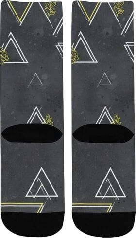 جوارب Hexagon Bloom Vibe للمشي لمسافات طويلة - جوارب شتوية حرارية سميكة دافئة للأطفال الصغار للأولاد والبنات للمدرسة، والارتداء اليومي والأنشطة الخارجية in Kuwait